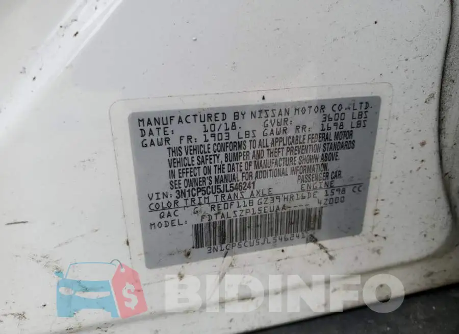 3N1CP5CU5JL546241 Photo# 12