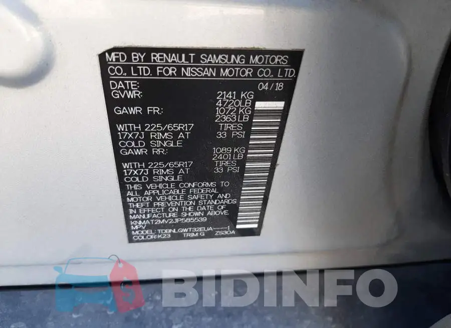 KNMAT2MV2JP585539 Photo# 13