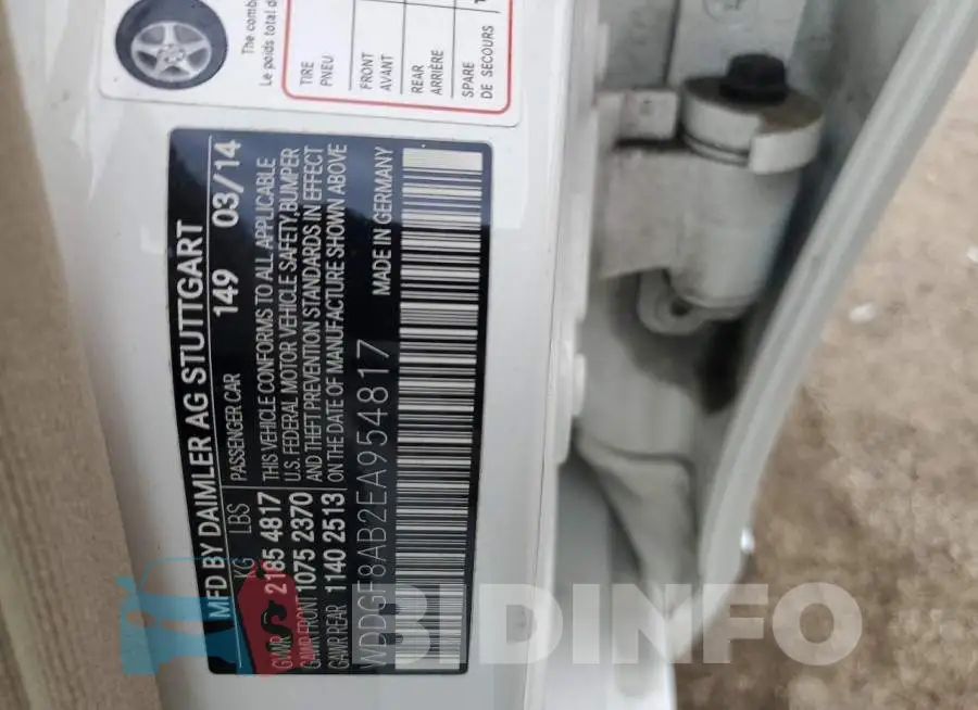 WDDGF8AB2EA954817 Photo# 13