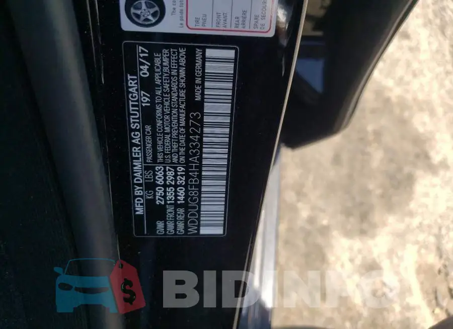 WDDUG8FB4HA334273 Photo# 12