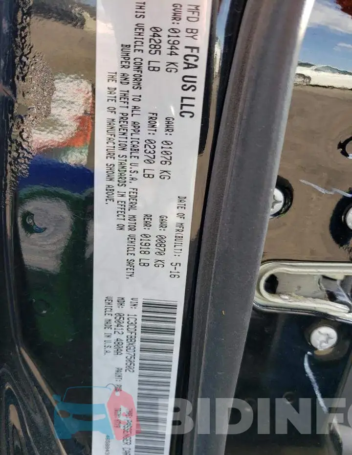 1C3CDFBBXGD750502 Photo# 12