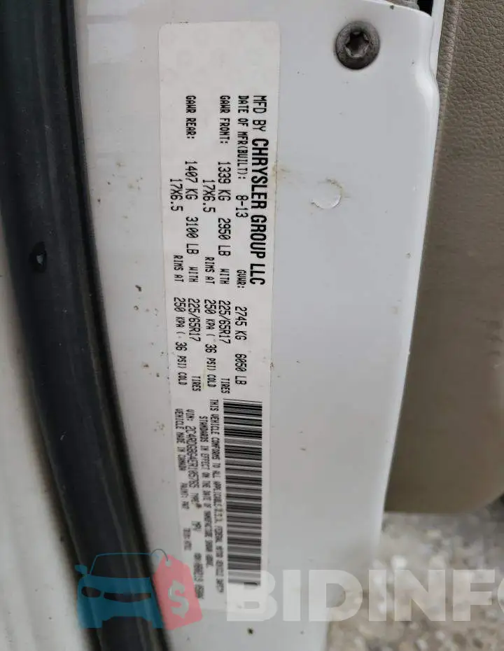 2C4RDGBG4ER105765 Photo# 14