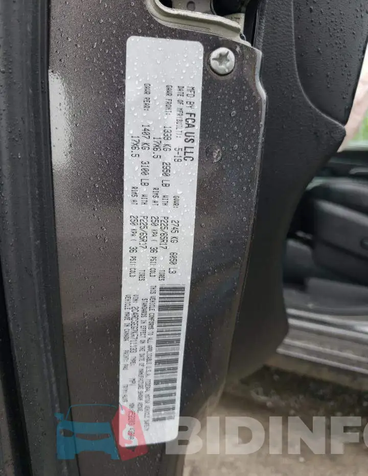 2C4RDGEG7KR711133 Photo# 14