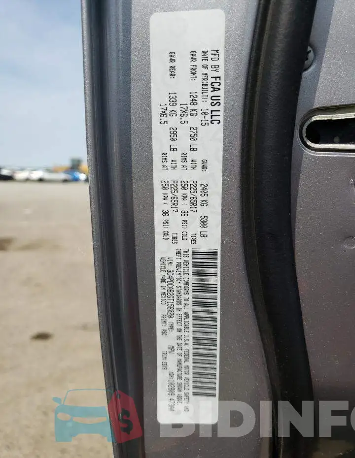 3C4PDCAB2GT158020 Photo# 12