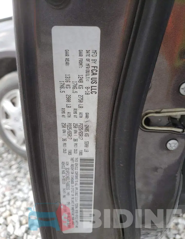 3C4PDCAB3JT498316 Photo# 13