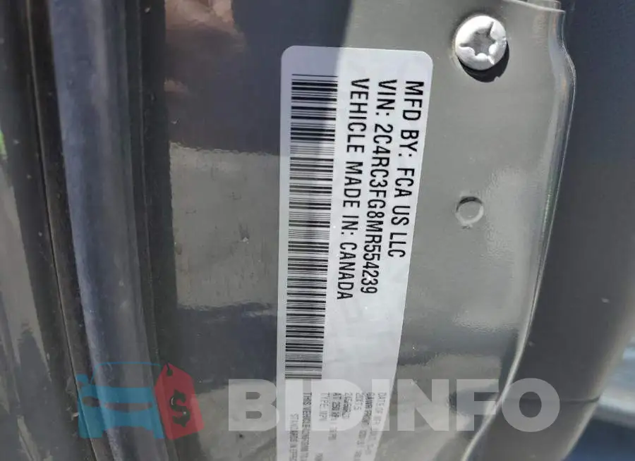 2C4RC3FG8MR554239 Photo# 13
