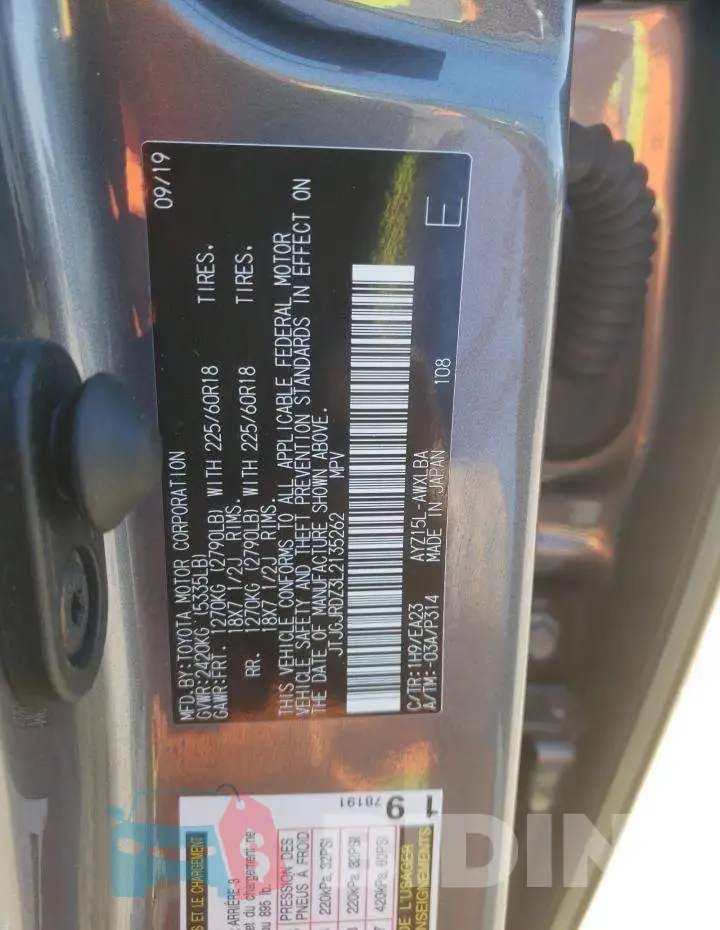 JTJGJRDZ3L2135262 Photo# 13