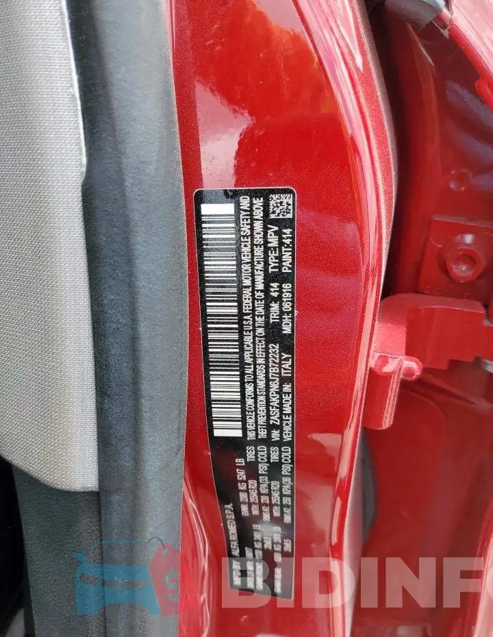 ZASFAKPN6J7B72232 Photo# 14