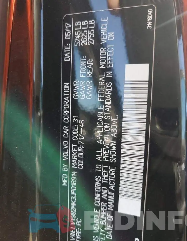 LVY982MK3JP016914 Photo# 12