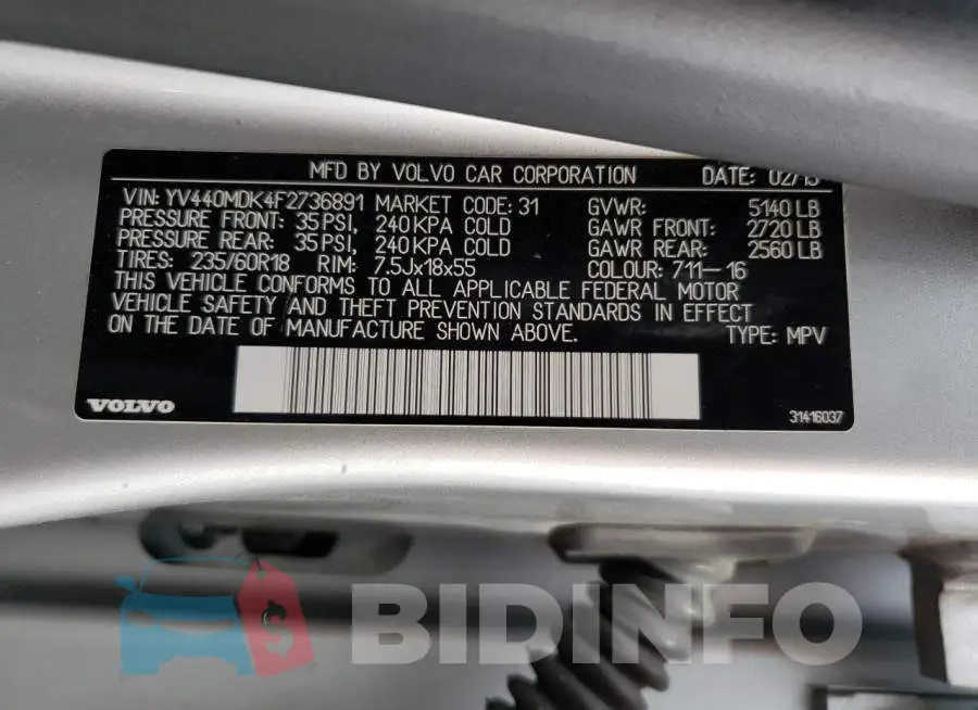 YV440MDK4F2736891 Photo# 13