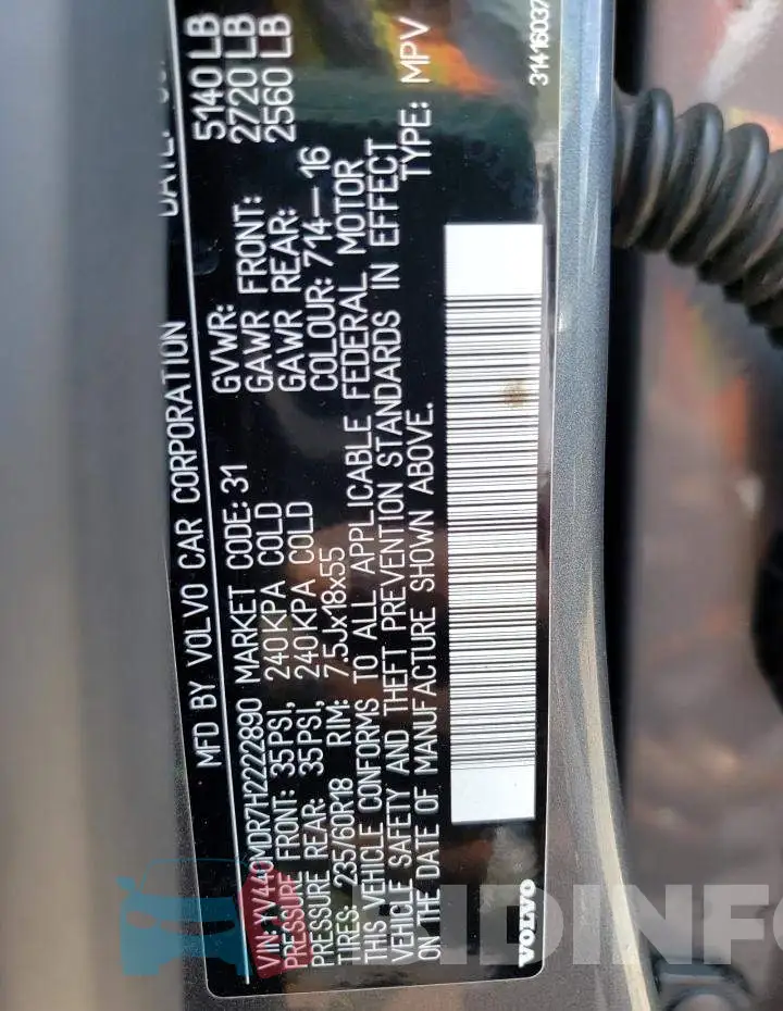 YV440MDR7H2222890 Photo# 13