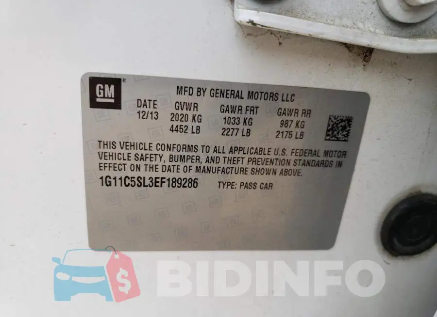 1G11C5SL3EF189286 Photo# 12
