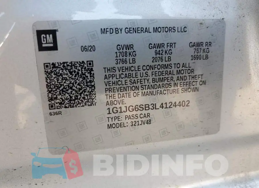 1G1JG6SB3L4124402 Photo# 12