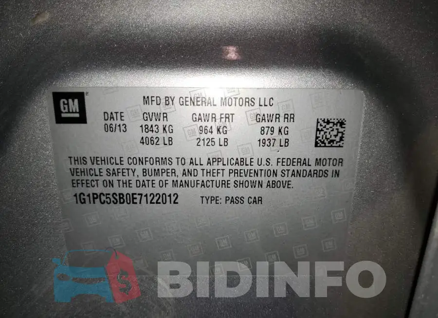 1G1PC5SB0E7122012 Photo# 12