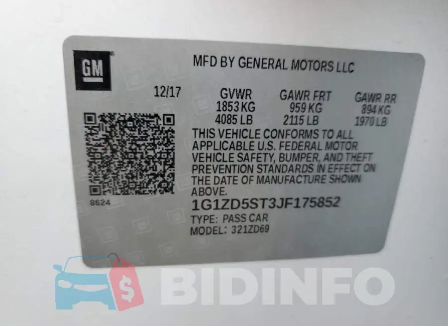 1G1ZD5ST3JF175852 Photo# 12