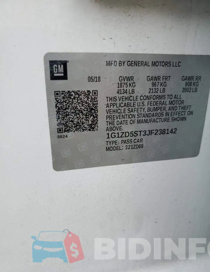 1G1ZD5ST3JF238142 Photo# 12