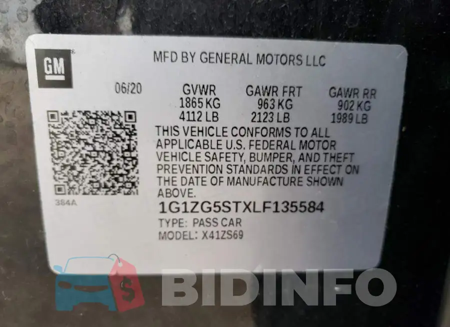 1G1ZG5STXLF135584 Photo# 12