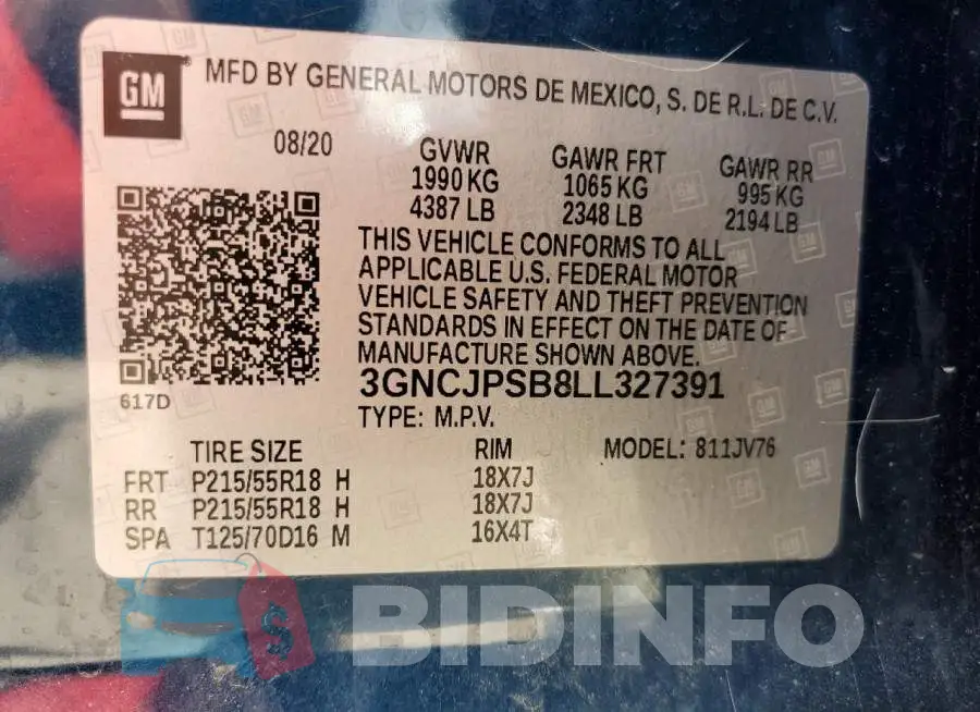 3GNCJPSB8LL327391 Photo# 13