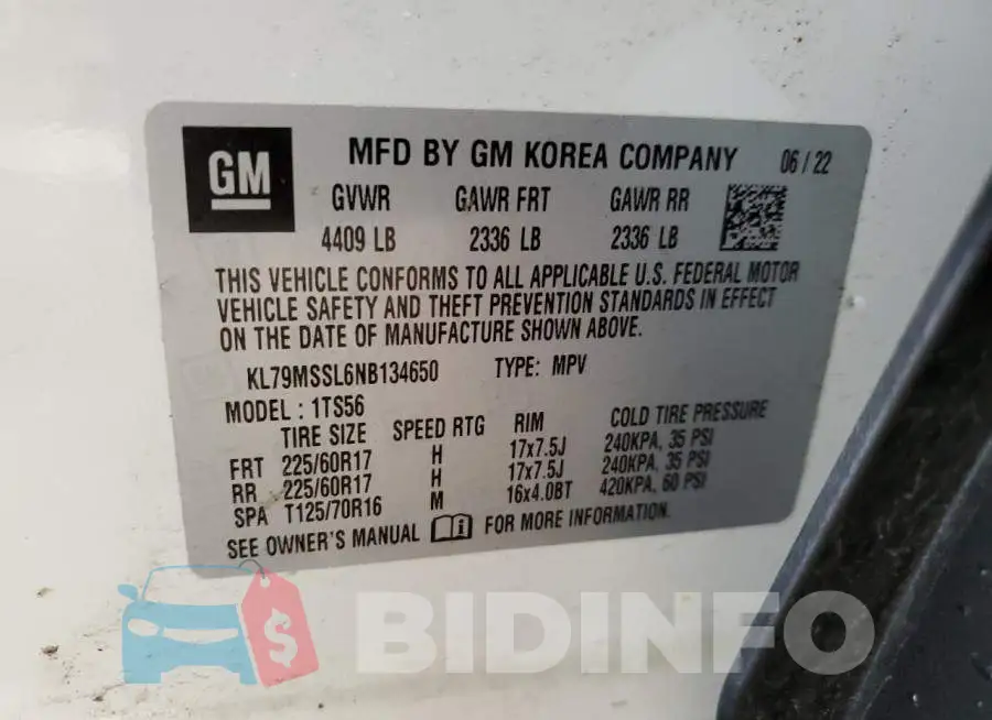 KL79MSSL6NB134650 Photo# 12