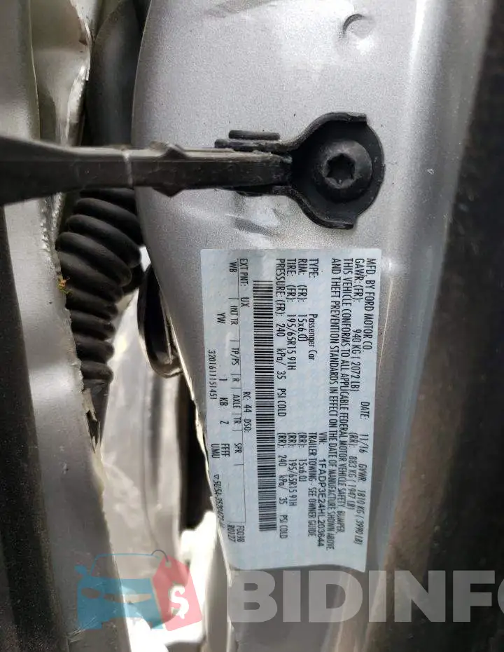 1FADP3E24HL203644 Photo# 13