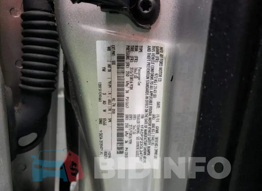 1FADP3F23GL247387 Photo# 12
