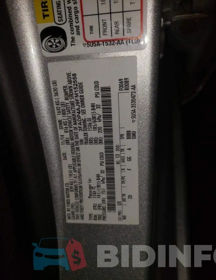 3FADP4AJ9FM152558 Photo# 12