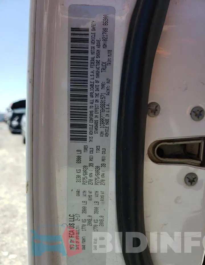1C6RR7TT6HS691571 Photo# 12