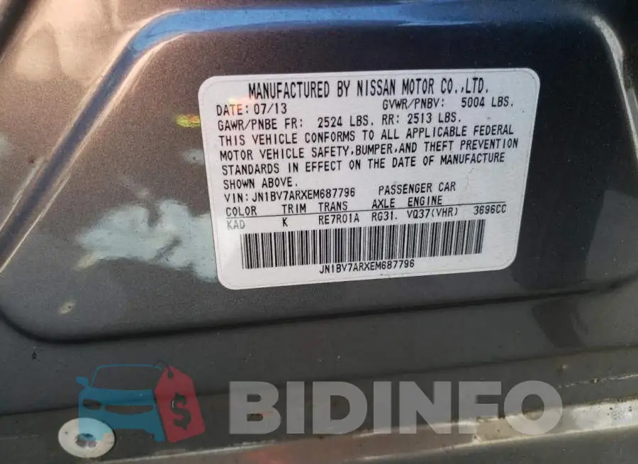 JN1BV7ARXEM687796 Photo# 13