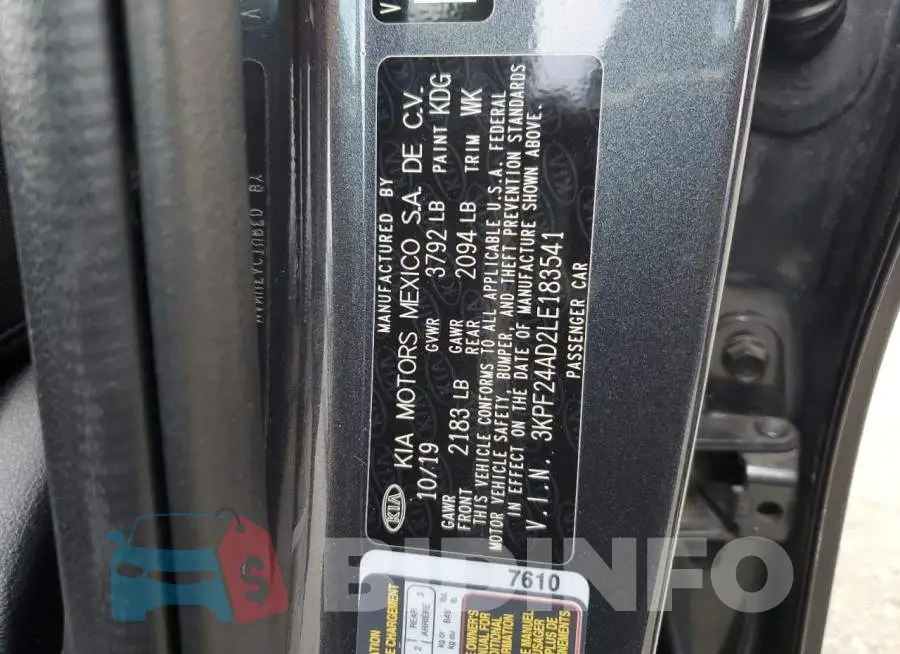 3KPF24AD2LE183541 Photo# 12