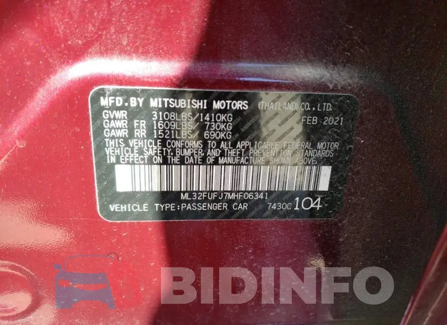 ML32FUFJ7MHF06341 Photo# 12