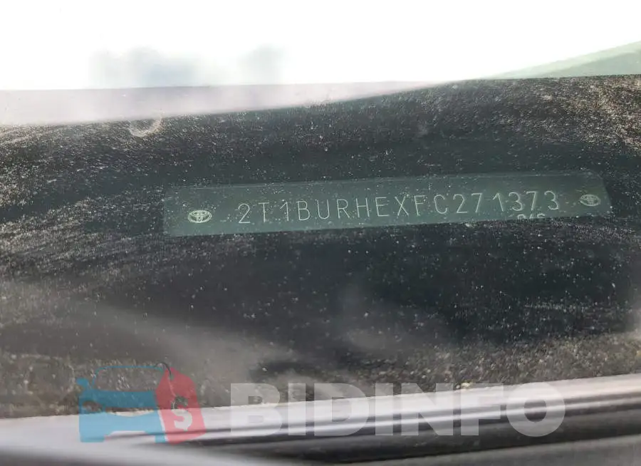 2T1BURHEXFC271373 Photo# 13