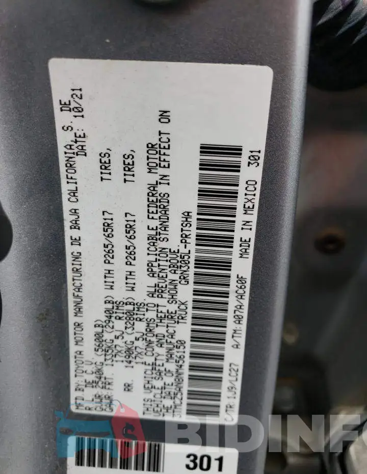 3TMCZ5AN8NM456150 Photo# 12