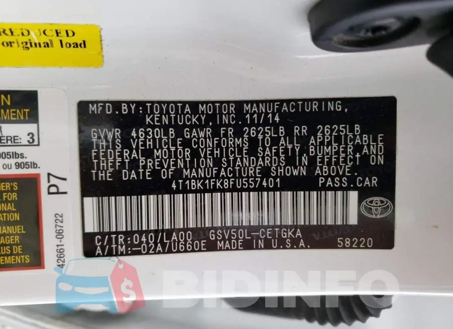 4T1BK1FK8FU557401 Photo# 12