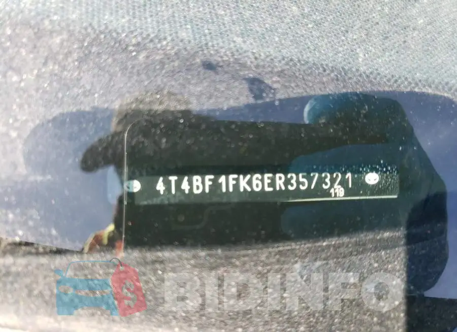 4T4BF1FK6ER357321 Photo# 12