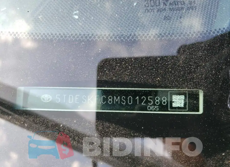 5TDESKFC8MS012588 Photo# 13