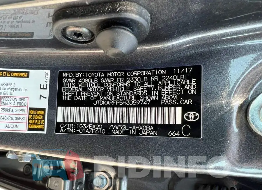 JTDKARFP5H3059747 Photo# 10