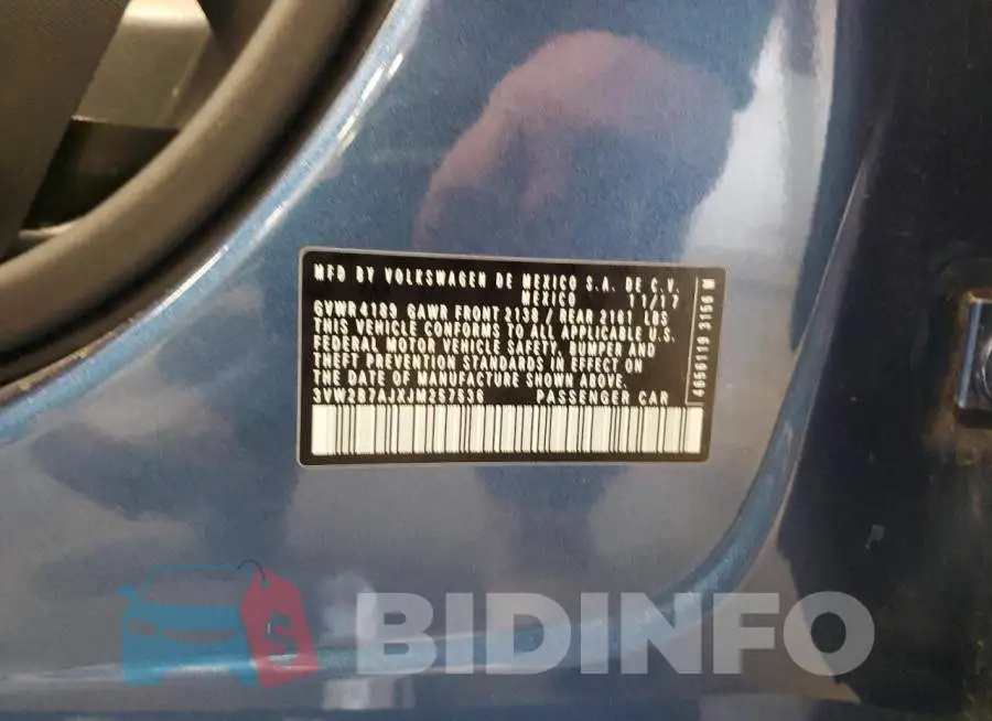 3VW2B7AJXJM257536 Photo# 12