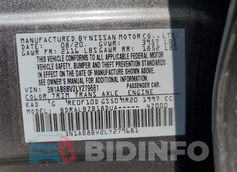 3N1AB8BV2LY279681 Photo# 12