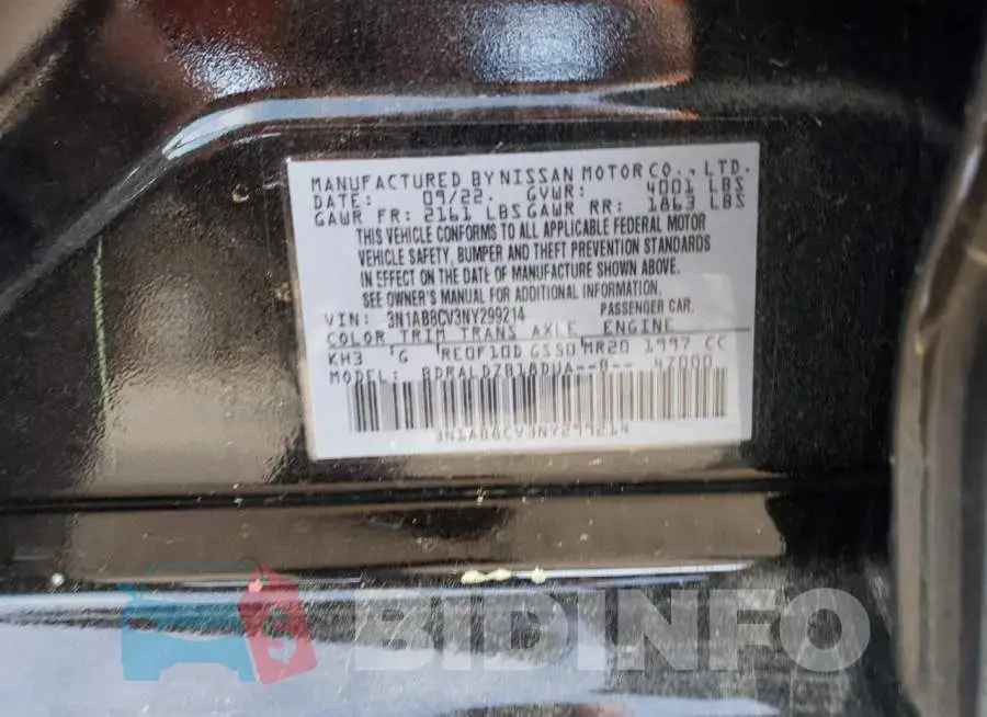 3N1AB8CV3NY299214 Photo# 12