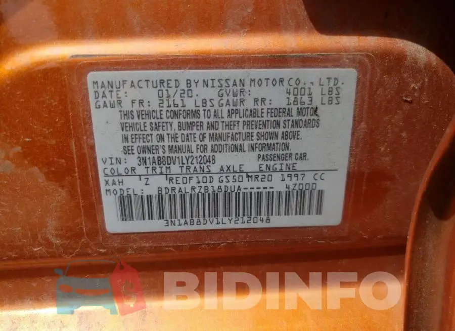 3N1AB8DV1LY212048 Photo# 12