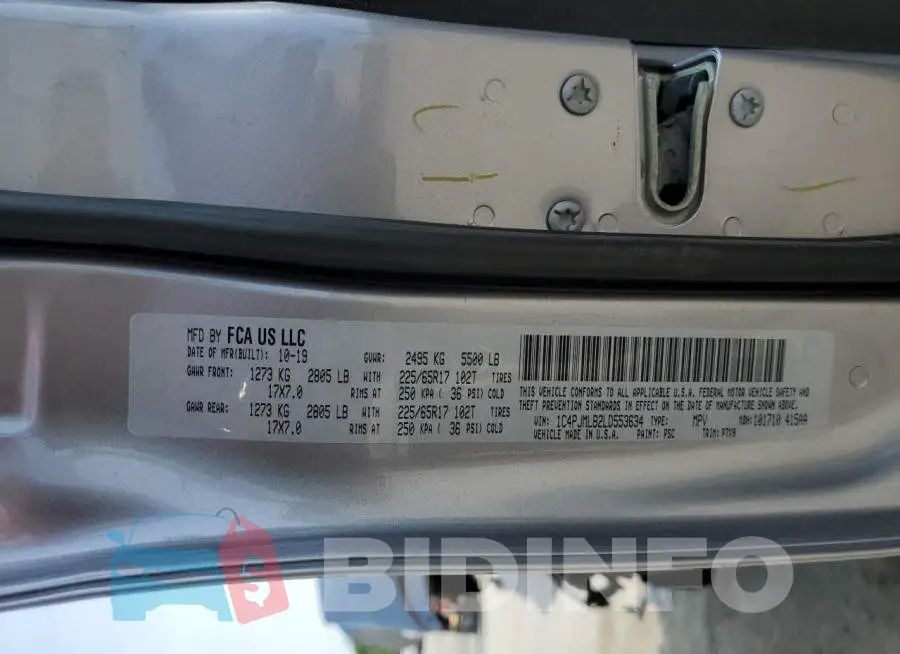 1C4PJMLB2LD553634 Photo# 13