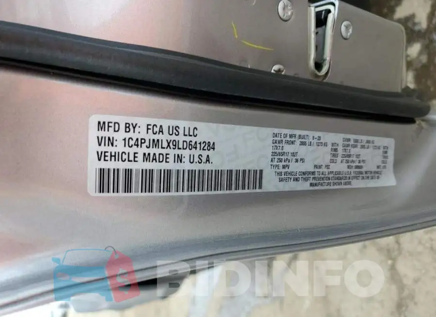1C4PJMLX9LD641284 Photo# 13