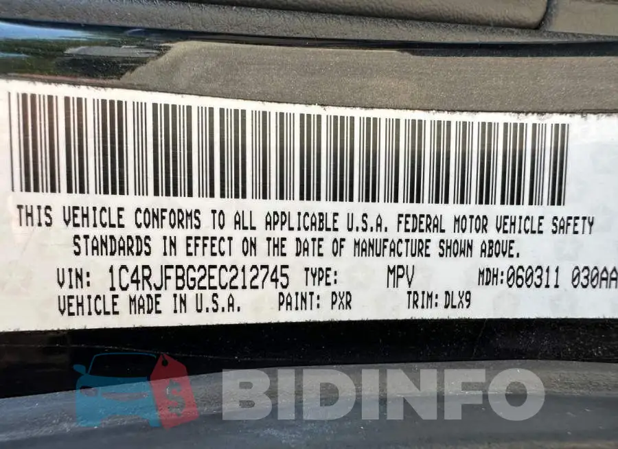 1C4RJFBG2EC212745 Photo# 10