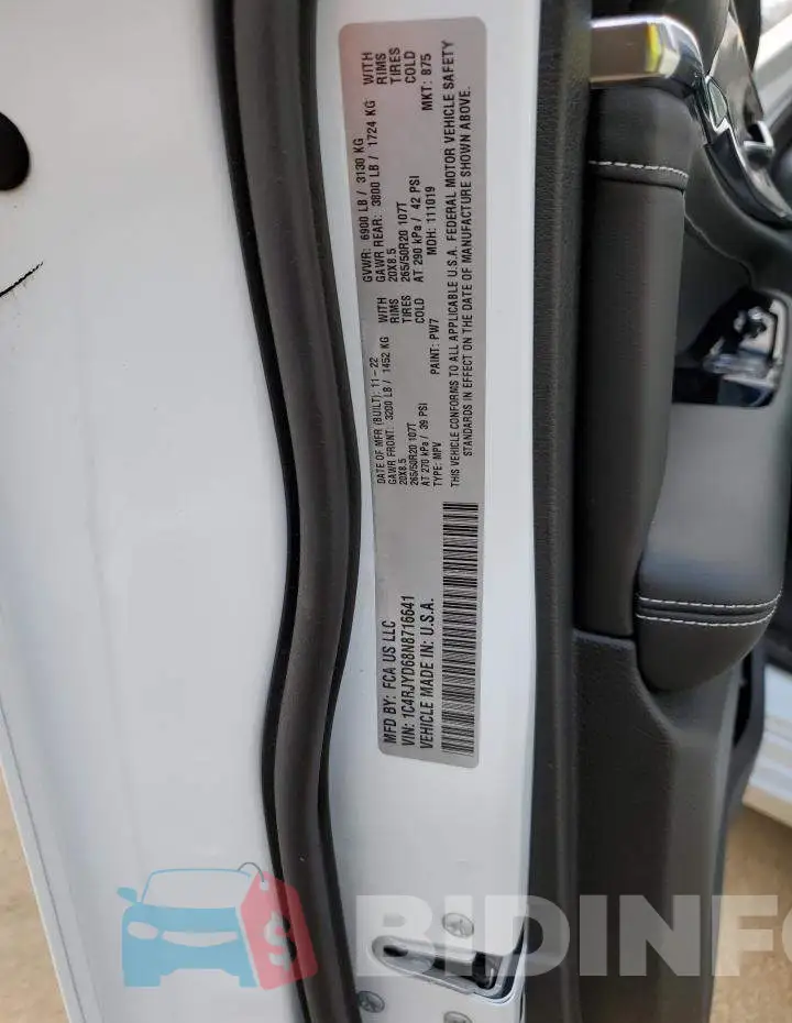 1C4RJYD68N8716641 Photo# 14
