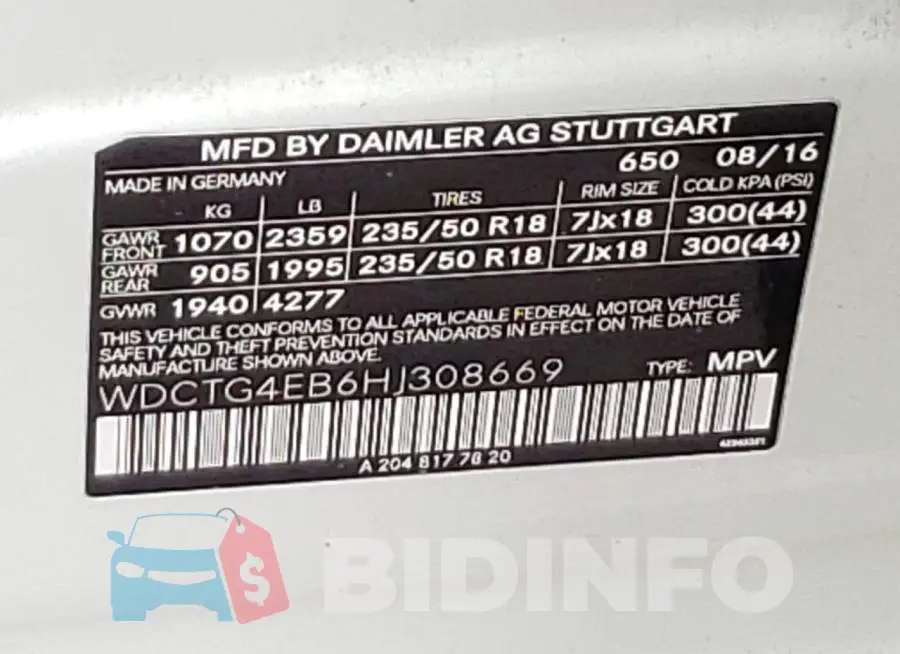 WDCTG4EB6HJ308669 Photo# 12