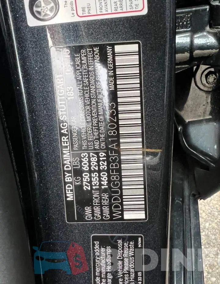 WDDUG8FB3FA180233 Photo# 10