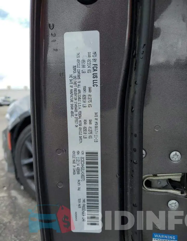 2C3CDXHG2LH102271 Photo# 12