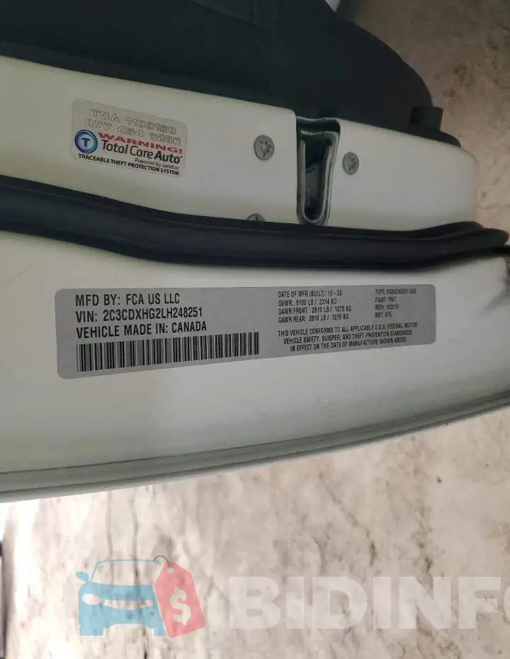 2C3CDXHG2LH248251 Photo# 12
