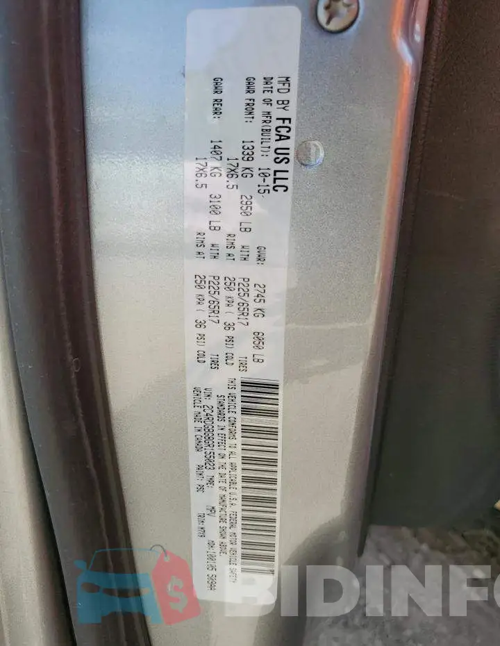 2C4RDGBG8GR155023 Photo# 13