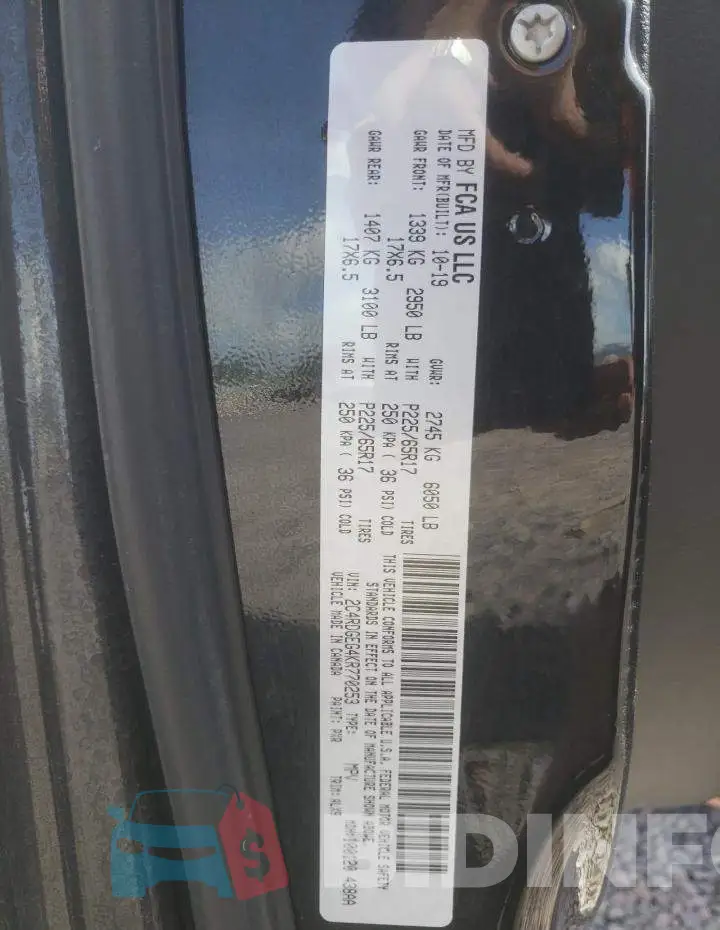 2C4RDGEG4KR770253 Photo# 13